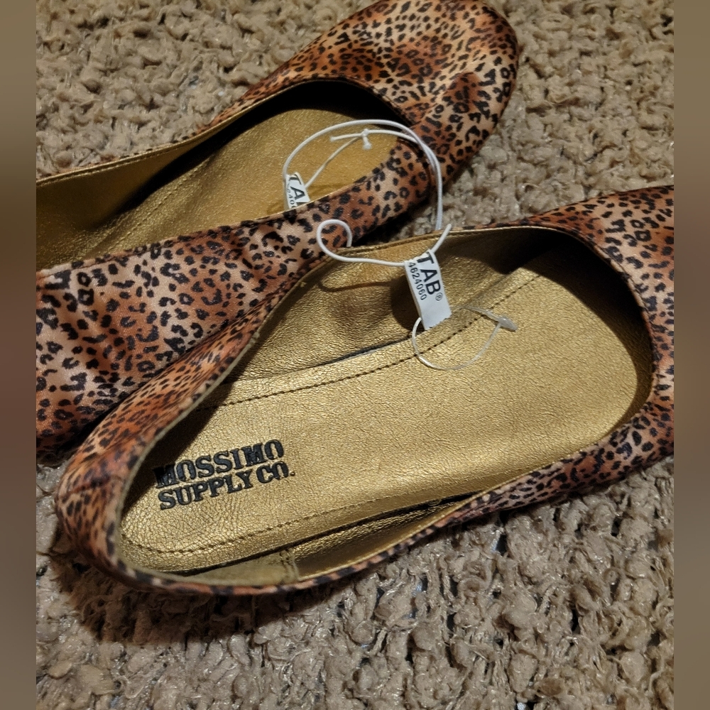 MOSSIMO SUPPLY CO Leopard Print Flat Ballet Shoes Size 6 - Picture 11 of 11